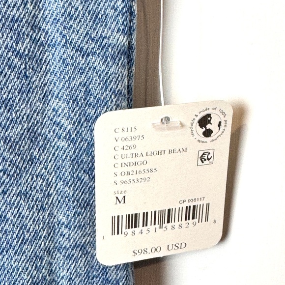 NWT Free People We The Free Indigo Aimee Vest, Size Medium - Picture 3 of 7